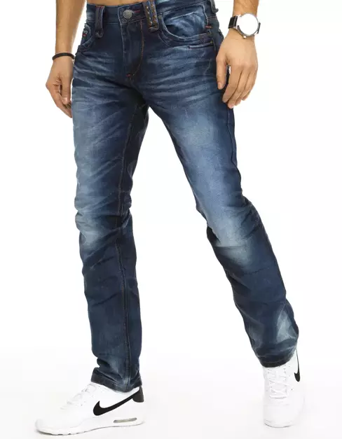 Spodnie męskie jeansowe niebieskie Dstreet UX2893