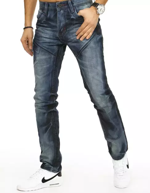 Spodnie męskie jeansowe niebieskie Dstreet UX2895