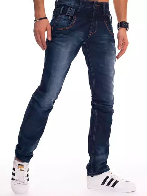 Spodnie męskie jeansowe niebieskie Dstreet UX2897