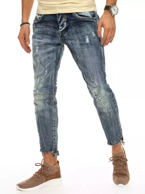 Spodnie męskie jeansowe niebieskie Dstreet UX2945