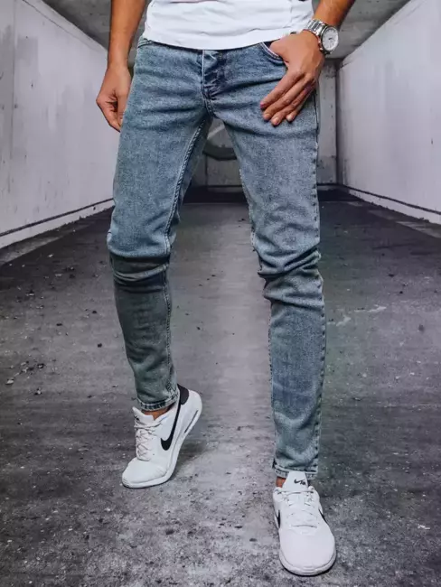 Spodnie męskie jeansowe niebieskie Dstreet UX3313