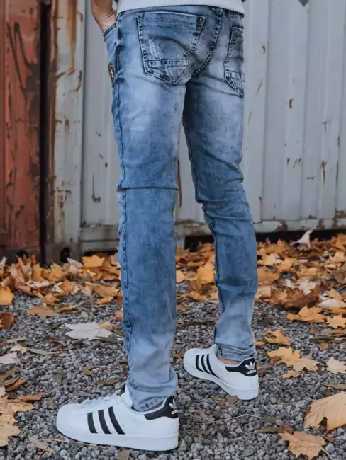 Spodnie męskie jeansowe niebieskie Dstreet UX3393