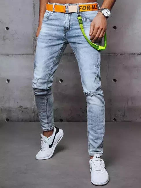 Spodnie męskie jeansowe niebieskie Dstreet UX3557