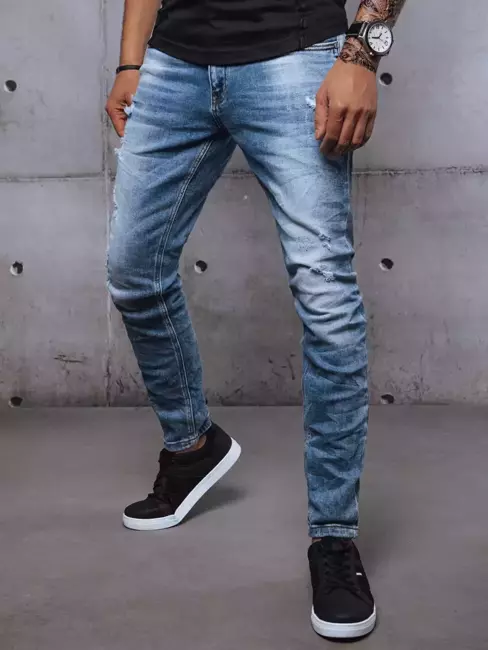 Spodnie męskie jeansowe niebieskie Dstreet UX3611