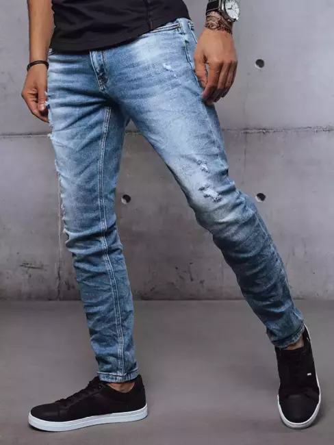 Spodnie męskie jeansowe niebieskie Dstreet UX3611