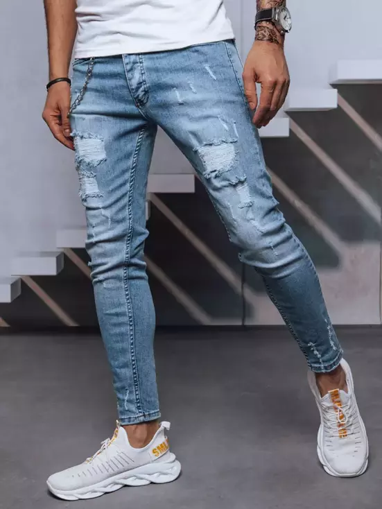 Spodnie męskie jeansowe niebieskie Dstreet UX3635