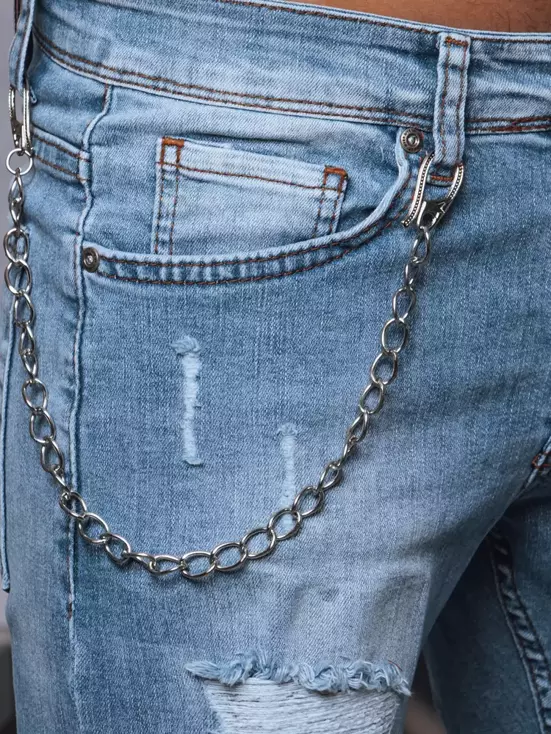 Spodnie męskie jeansowe niebieskie Dstreet UX3635