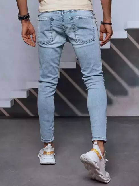Spodnie męskie jeansowe niebieskie Dstreet UX3636