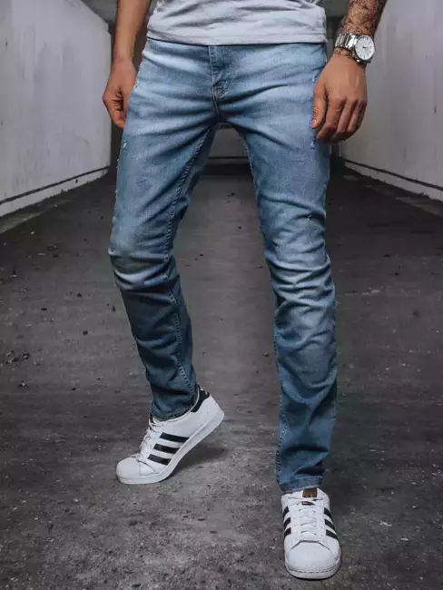 Spodnie męskie jeansowe niebieskie Dstreet UX3652