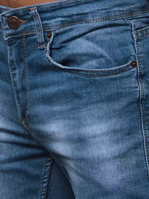 Spodnie męskie jeansowe niebieskie Dstreet UX3654