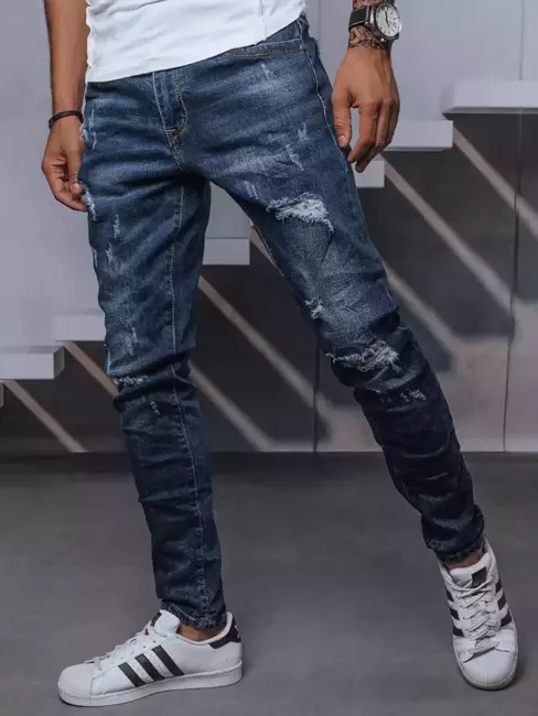 Spodnie męskie jeansowe niebieskie Dstreet UX3731