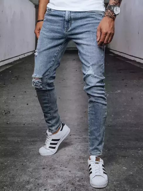 Spodnie męskie jeansowe niebieskie Dstreet UX3733