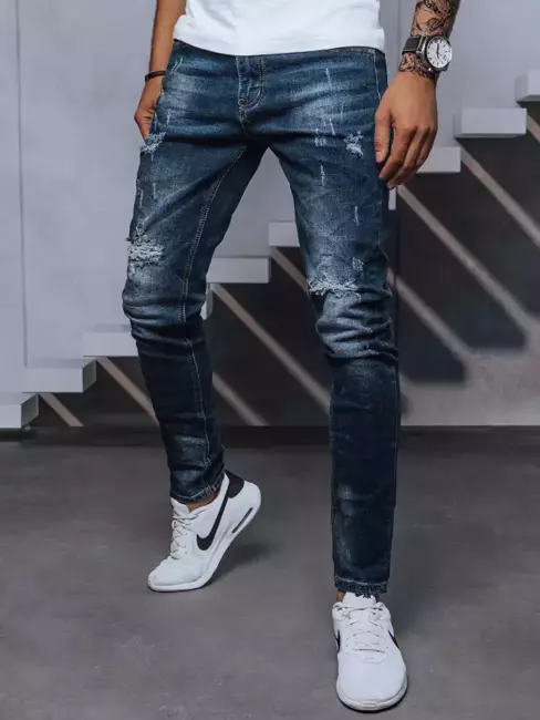 Spodnie męskie jeansowe niebieskie Dstreet UX3737