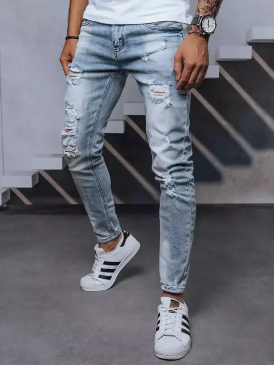 Spodnie męskie jeansowe niebieskie Dstreet UX3739