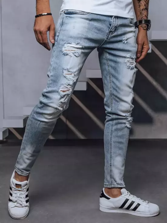 Spodnie męskie jeansowe niebieskie Dstreet UX3739