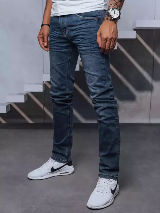 Spodnie męskie jeansowe niebieskie Dstreet UX3745