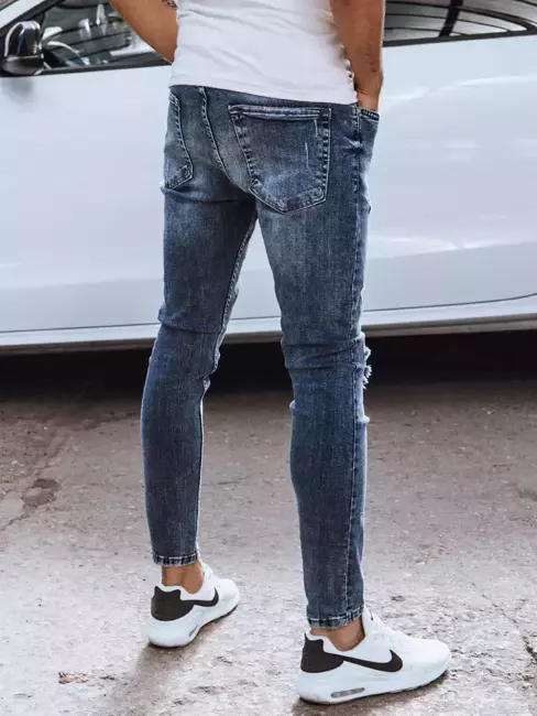 Spodnie męskie jeansowe niebieskie Dstreet UX3838