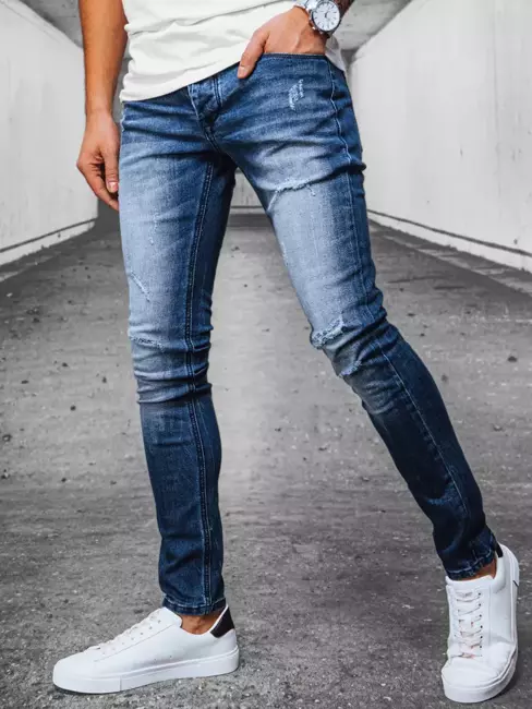 Spodnie męskie jeansowe niebieskie Dstreet UX3915