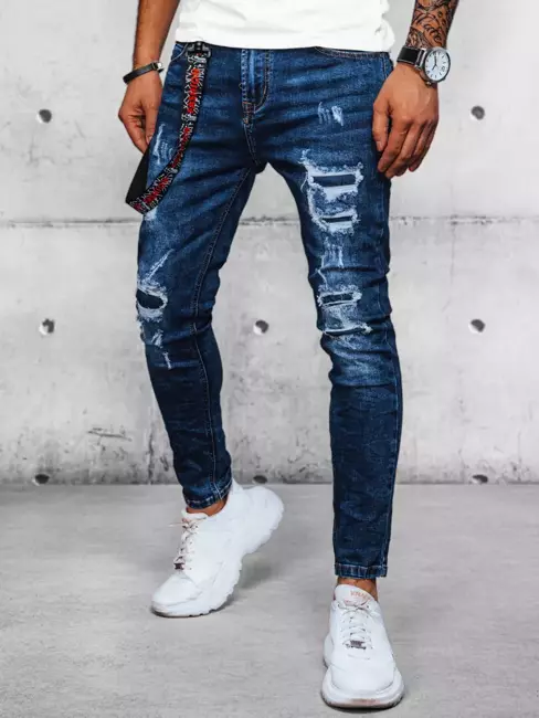 Spodnie męskie jeansowe niebieskie Dstreet UX3934