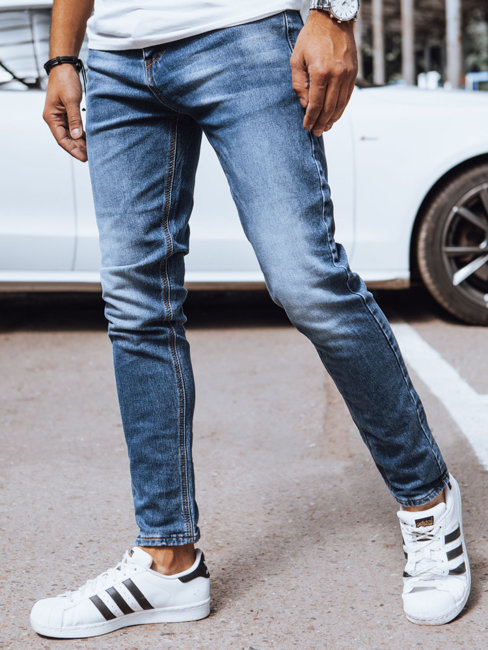 Spodnie męskie jeansowe niebieskie Dstreet UX4025
