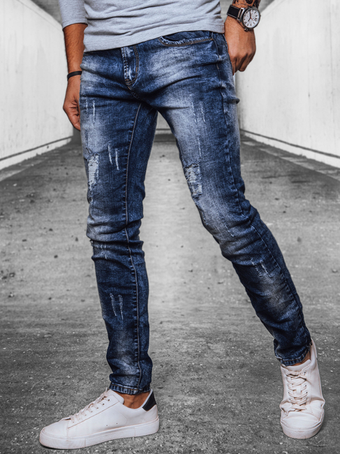 Spodnie męskie jeansowe niebieskie Dstreet UX4071