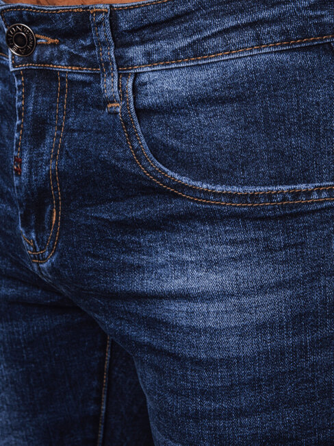 Spodnie męskie jeansowe niebieskie Dstreet UX4088