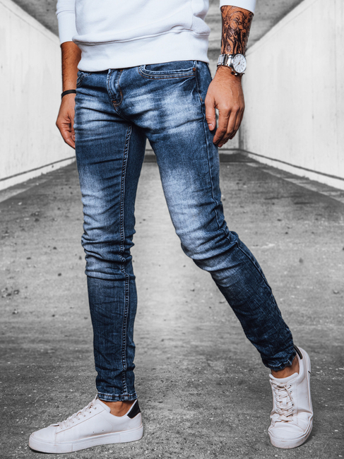 Spodnie męskie jeansowe niebieskie Dstreet UX4095
