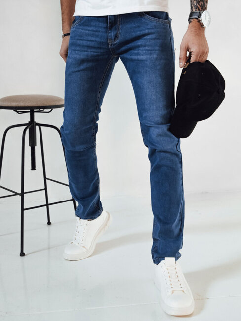 Spodnie męskie jeansowe niebieskie Dstreet UX4114