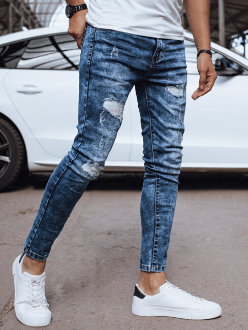 Spodnie męskie jeansowe niebieskie Dstreet UX4140
