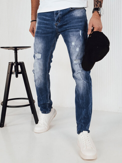Spodnie męskie jeansowe niebieskie Dstreet UX4143