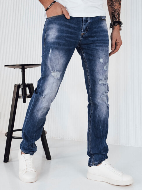 Spodnie męskie jeansowe niebieskie Dstreet UX4143