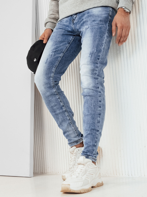 Spodnie męskie jeansowe niebieskie Dstreet UX4184