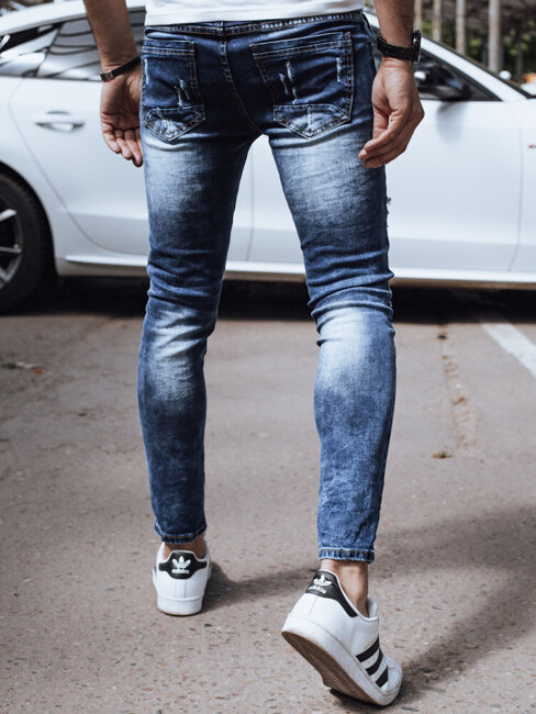Spodnie męskie jeansowe niebieskie Dstreet UX4324