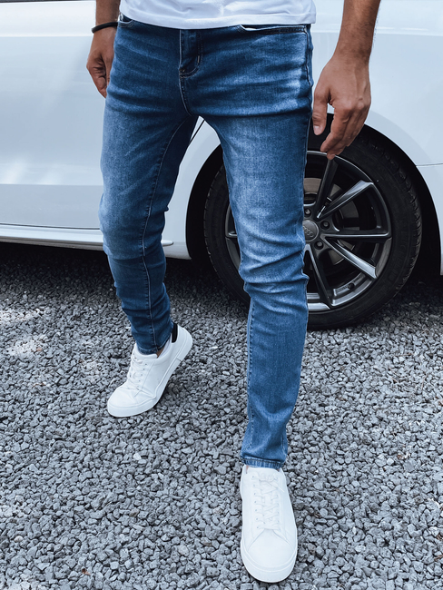Spodnie męskie jeansowe niebieskie Dstreet UX4416