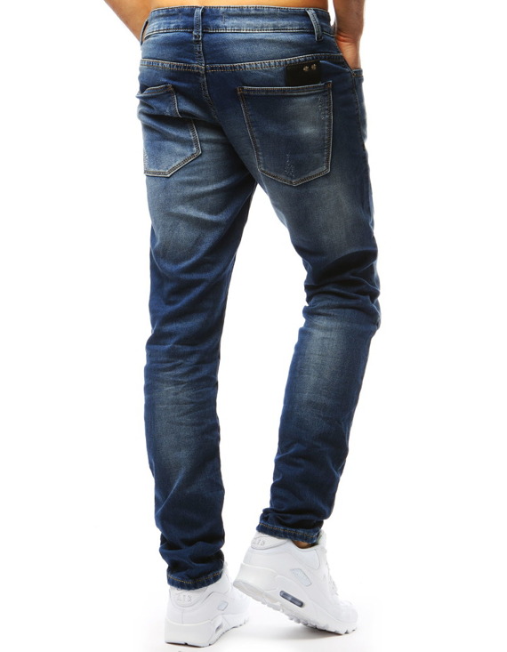 Spodnie męskie jeansowe niebieskie UX1789