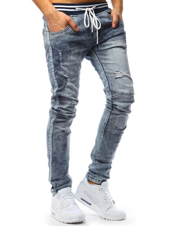 Spodnie męskie jeansowe niebieskie UX1800