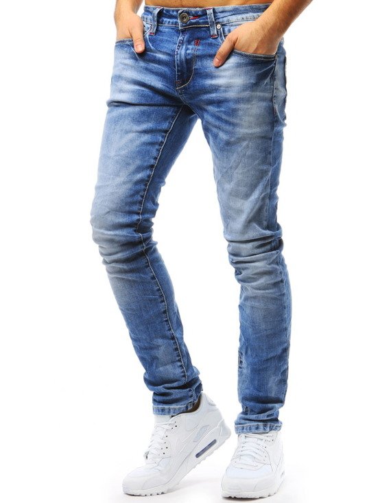Spodnie męskie jeansowe niebieskie (ux1803)