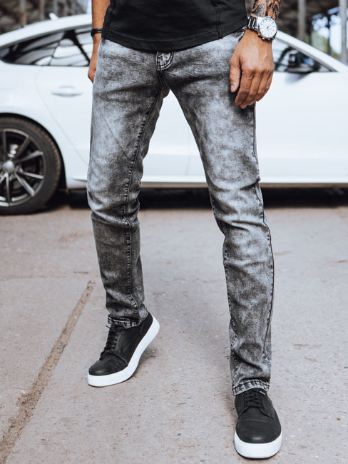 Spodnie męskie jeansowe szare Dstreet UX2663