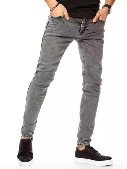Spodnie męskie jeansowe szare Dstreet UX3152