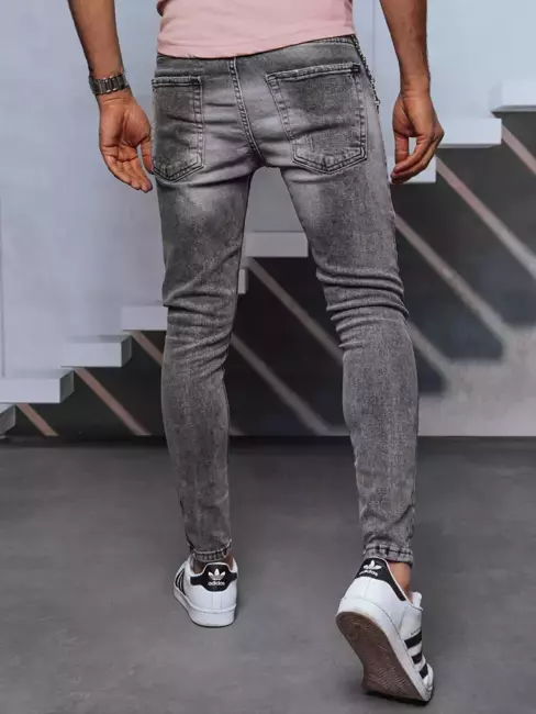 Spodnie męskie jeansowe szare Dstreet UX3644