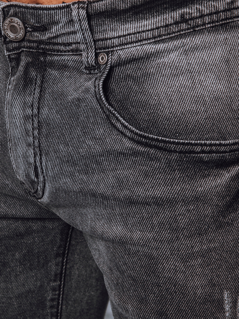 Spodnie męskie jeansowe szare Dstreet UX4075