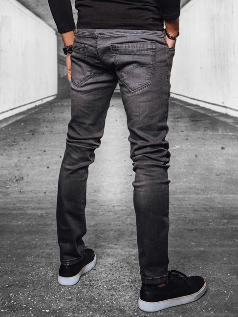 Spodnie męskie jeansowe szare Dstreet UX4091