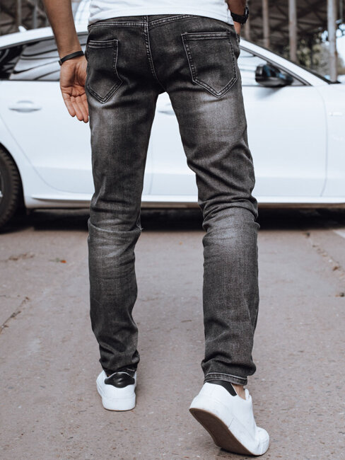 Spodnie męskie jeansowe szare Dstreet UX4138