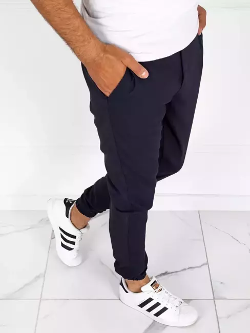 Spodnie męskie joggery granatowe Dstreet UX3701