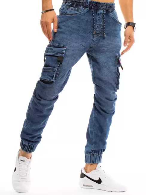 Spodnie męskie niebieskie Dstreet UX3216