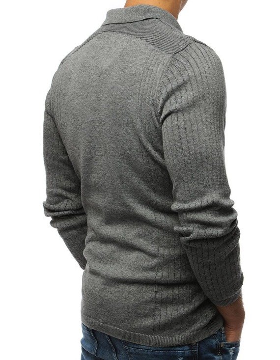 Sweter męski antracytowy WX1417