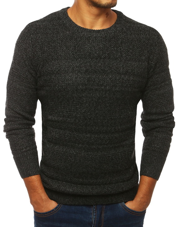 Sweter męski ciemnoszary WX1289