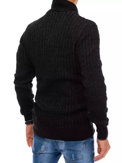 Sweter męski czarny Dstreet WX1782