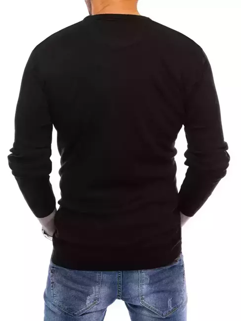 Sweter męski czarny Dstreet WX1829