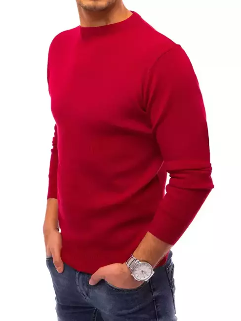 Sweter męski czerwony Dstreet WX1872